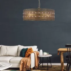 23.5" 3-Light Bryar Chandelier Brass/Crystal - River Of Goods -Adesso Store GUEST 003998eb e8ce 4fef 957d 696eafc3d669