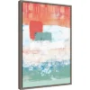 16" X 23" Unexpected Bloom No.2 By Louis Duncan-He Framed Canvas Wall Art - Amanti Art