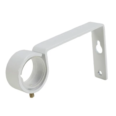 Versailles Home Fashions 2pk Window Curtain Rod Brackets - White 4 Versailles Home Fashions 2pk Window Curtain Rod Brackets - White - Image 2