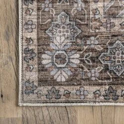 NuLOOM Devin Machine Washable Vintage Medallion Area Rug -Adesso Store GUEST 0383033f 779c 43bc 931e 9b33628112a5
