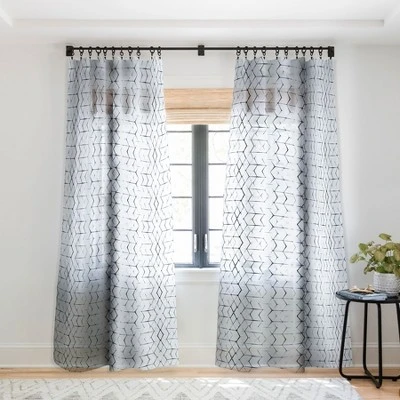 Becky Bailey Shibori Diamonds Single Panel Sheer Window Curtain - Deny Designs 7 Becky Bailey Shibori Diamonds Single Panel Sheer Window Curtain - Deny Designs - Image 5