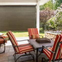 Outdoor Rayon From Bamboo Sunshades With Crank Driftwood - Radiance -Adesso Store GUEST 03ca6e89 89cb 4fe7 8477 8f650309a161