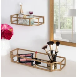 2pc Ciel Metal Wall Shelf Set - Kate & Laurel All Things Decor -Adesso Store GUEST 040526ba d0e7 4860 8650 2632629c48d2