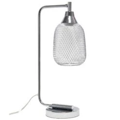 Industrial Mesh Desk Lamp Chrome - Lalia Home -Adesso Store GUEST 049c3848 72c7 4b8b 8f9e 50c449ab1719