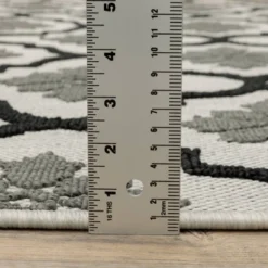 Trinity Floral Trellis Patio Area Rug Beige/Black - Captiv8e Designs 21 Trinity Floral Trellis Patio Area Rug Beige/Black - Captiv8e Designs -Adesso Store GUEST 04dff03e a9f4 426a a6fa 58e4e44439b1