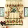 GoodGram Apple Orchard Complete 5 Pc. Kitchen Curtain Tier & Swag Set -Adesso Store GUEST 0794e064 d2e6 47aa b61b ed1294f3b766