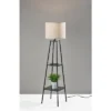 Adrian Shelf Floor Lamp Black - Adesso -Adesso Store GUEST 07f5c400 1700 4679 90c0 e56661a6d7f4