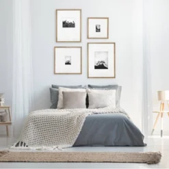 19.24" X 25.24" Matted To 8" X 10" Gallery Frame Natural Wood - Threshold™ Designed With Studio McGee -Adesso Store GUEST 084527e0 0409 4e56 8136 8a42a3a112fa