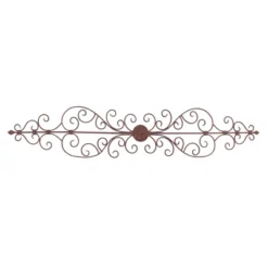 Rustic Metal Ornamental Wall Decor Light Brown - Olivia & May -Adesso Store GUEST 0d1442f3 a97a 4bb9 8607 2e8ae51e8e40