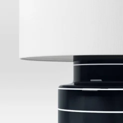 Glossy Table Lamp Navy And White (Includes LED Light Bulb) - Threshold™ -Adesso Store GUEST 0f8f586d 58b0 484f 97b1 53b07fa26894