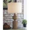 Madelief Poly Table Lamp Brown - Signature Design By Ashley