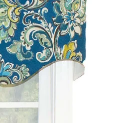 Sconset Rega Style 3" Rod Pocket Valance 50" X 17" Pacific By RLF Home