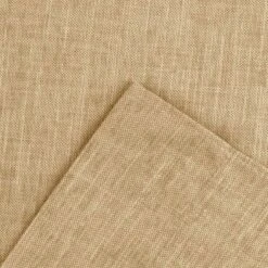 Ellis Curtain Lisa Solid Color Poly Cotton Duck Fabric Tailored Tier Butter -Adesso Store GUEST 121a763f ce6b 4ff9 b91f ec4612722258