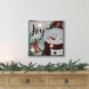 Northlight 12" LED Lighted 'Joy' Snowman Christmas Canvas Wall Art -Adesso Store GUEST 12ae5155 4791 480f a46a abfde6774bf2