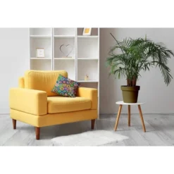 16"x16" Modern Leaf Pile Square Throw Pillow - E By Design -Adesso Store GUEST 12e48106 1438 425e 9a4b d11d815a875f