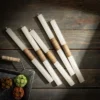 Melon White Timber Tapers - Set Of 12 2 Melon White Timber Tapers - Set Of 12 -Adesso Store GUEST 149f75eb 27f3 4faa b9dd f9b6d6a20b83