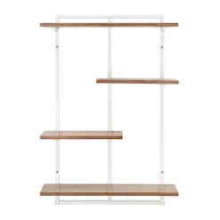 34.5" X 23.6" Rhodes 4 Tier Modern Floating Windowsill Wall Shelf Unit - Danya B. -Adesso Store GUEST 14da601f 6d37 4949 8ecd 4dac2fc094c4