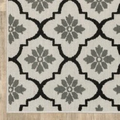 Trinity Floral Trellis Patio Area Rug Beige/Black - Captiv8e Designs 19 Trinity Floral Trellis Patio Area Rug Beige/Black - Captiv8e Designs -Adesso Store GUEST 1659e043 0ca2 468d a97e 3761c610ba16