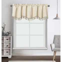 Kate Aurora Rod Pocket Luxurious Chenille Oversized Window Valance With A Beaded Tasseled Trim 16 Kate Aurora Rod Pocket Luxurious Chenille Oversized Window Valance With A Beaded Tasseled Trim -Adesso Store GUEST 16ac9c72 6b94 448a b45a 98da1698d6bb