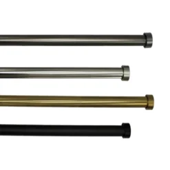 Linen Avenue End Cap Single And Double Window Curtain Rod Set -Adesso Store GUEST 16bba7c4 63d2 4115 8d45 66119ea7e757