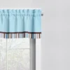 Bacati - Solid Stripes Aqua/Choc Window Valance 2 Bacati - Solid Stripes Aqua/Choc Window Valance -Adesso Store GUEST 1a97dbfe e1e4 47d8 b4ed 2e3e5b2b08f8