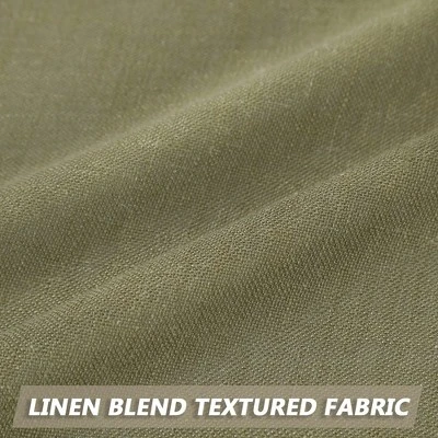 Linen Blend Farmhouse Kitchen Tier Curtains For Cafe Small Half Window Curtains For Bathroom 5 Linen Blend Farmhouse Kitchen Tier Curtains For Cafe Small Half Window Curtains For Bathroom - Image 3