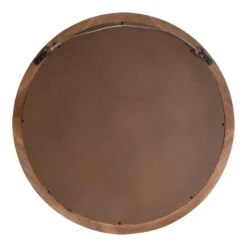 24" Round Hartman Wall Mirror Brown - Kate & Laurel All Things Decor -Adesso Store GUEST 1cbdfc0b 2584 4fab 9bea 5cf21eb76272