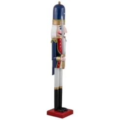 Northlight 48.25" Blue And White Christmas Nutcracker Soldier With Sword -Adesso Store GUEST 1dd177e5 bad9 4cff 8d84 4aaf7cc8ab5f