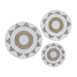 Set Of 3 Cotton Plate Handmade Woven Wall Decors - Olivia & May -Adesso Store GUEST 1de629ae 57ee 46ba b526 65b4887b2c24