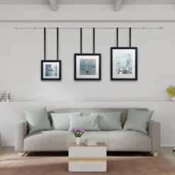 Hastings Home 1" Curtain Rod With Finials - Gray -Adesso Store GUEST 1f92f127 8030 409c 96e3 4966aa631c39