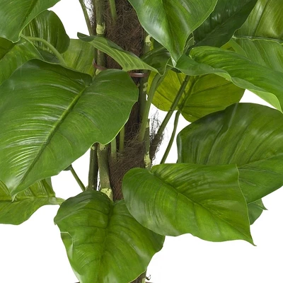 Nearly Natural 52" Large Leaf Philodendron Silk Plant (Real Touch) 4 Nearly Natural 52" Large Leaf Philodendron Silk Plant (Real Touch) - Image 2