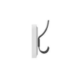 Emma And Oliver 34" Solid White Rustic Wall Hanging Storage Rack With Hooks For Entryway, Kitchen, Bathroom And More -Adesso Store GUEST 2035cf84 561a 4953 901c baf8816acc07