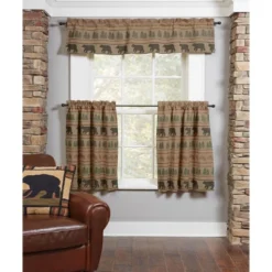 Park Designs Bear Tracks Lined Valance 60" X 14" -Adesso Store GUEST 21b8fecf e292 4dbf 86e6 725e97d92fe1