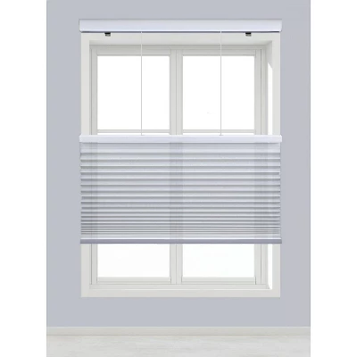 Linen Avenue Cordless Top Down Bottom Up Cellular Shade, White 3 Linen Avenue Cordless Top Down Bottom Up Cellular Shade, White