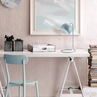 15" Novogratz X Globe Richmond Desk Lamp Teal - Globe Electric 4 15" Novogratz X Globe Richmond Desk Lamp Teal - Globe Electric - Image 2