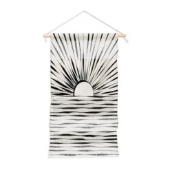 Alisa Galitsyna Minimal Sunrise Sunset Fiber Wall Art - Society6 -Adesso Store GUEST 23f6305b 9be1 4f55 b4fc bdc137e063f1