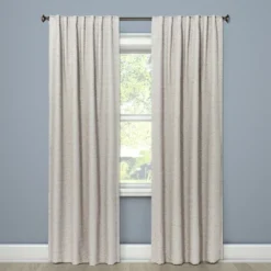 1pc Blackout Doral Window Curtain Panel Cream - Project 62™ -Adesso Store GUEST 271584f6 fc16 4422 a313 52e0eb6cd363