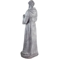 Northlight 28" St. Francis With Bird Outdoor Garden Statue -Adesso Store GUEST 289030dc 81c6 4def b7f7 f3360323088f