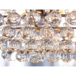 Vienna Full Spectrum Wohlfurst Brushed Nickel Pendant Chandelier 20 1/4" Wide Clear Crystal 5-Light Fixture For Dining Room House Foyer Kitchen Island -Adesso Store GUEST 2ad365cb a092 4861 96d3 b07db994df58