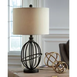 Manasa Metal Table Lamp Antique Brass - Signature Design By Ashley -Adesso Store GUEST 2b0d87ce e64f 4d23 a083 e1103bee244a
