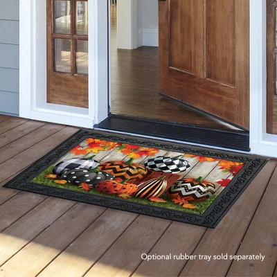 Briarwood Lane Patterned Pumpkins Autumn Doormat Leaves Indoor Ou 4 Briarwood Lane Patterned Pumpkins Autumn Doormat Leaves Indoor Ou - Image 2
