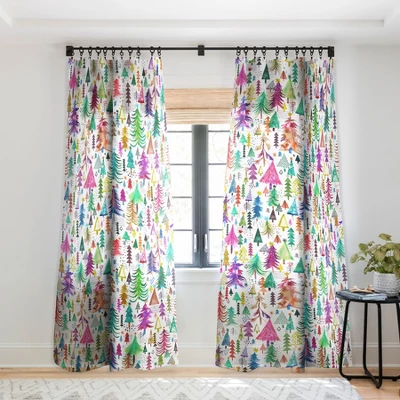 Ninola Design Christmas Trees Simply Modern Single Panel Sheer Window Curtain - Deny Designs 8 Ninola Design Christmas Trees Simply Modern Single Panel Sheer Window Curtain - Deny Designs - Image 6