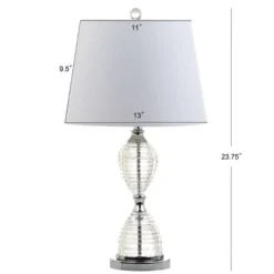 24" (Set Of 2) Aubrey Crystal Table Lamp (Includes LED Light Bulb) Clear - JONATHAN Y -Adesso Store GUEST 2d36d29b bbff 4a8f 9a6c c0ac9933614f