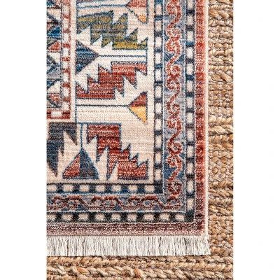 NuLOOM Vintage Kathryn Aztec Tassel Area Rug 5 NuLOOM Vintage Kathryn Aztec Tassel Area Rug - Image 3