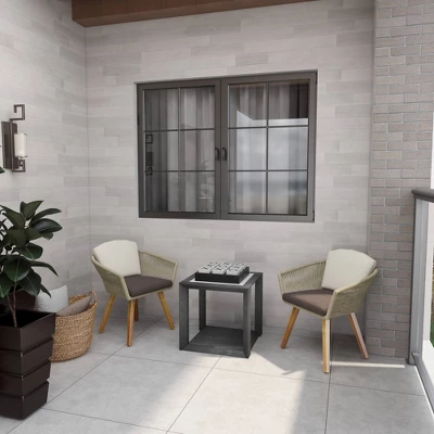 14" Contemporary Wooden Tic Tac Toe Sculpture Black - Olivia & May 8 14" Contemporary Wooden Tic Tac Toe Sculpture Black - Olivia & May - Image 6