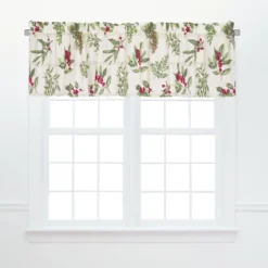 C&F Home Winter Botanical Green Valance Collection -Adesso Store GUEST 2ef499d8 f8cf 4480 b12d c95884e1277e