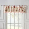 Wheatly Farmhouse Gingham Tab Top Valance 84" X 19" By Greenland Home Fashion
