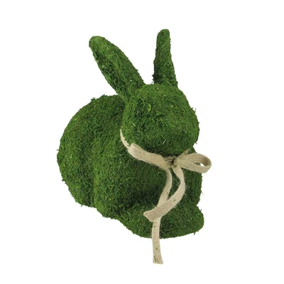 Northlight 11" Moss Sitting Bunny Rabbit Spring Easter Figure - Green/Tan 3 Northlight 11" Moss Sitting Bunny Rabbit Spring Easter Figure - Green/Tan