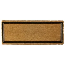 Indoor/Outdoor Coir Doormat With Border Natural/Black - Entryways -Adesso Store GUEST 34fa0a4a 5258 496e 8343 f44e19ab4765