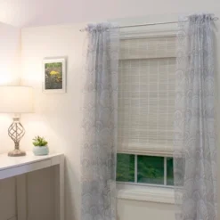 Radiance Bayshore 23-in Cordless White Roman Shade